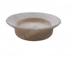 Travertin Beige Vasque Coupelle Adouci 2