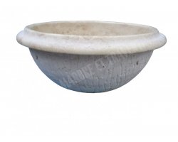 Travertin Beige Vasque Encastrer Bouchardé 2