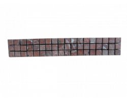 Marbre Frise Rouge Mosaïque 5x30 cm