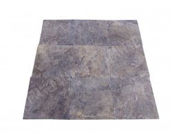 Travertin Silver 40x40 2 cm Antique 2