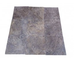 Travertin Silver 40x40 2 cm Antique 2