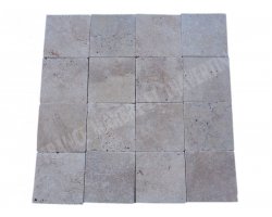 Travertin Beige Nuance 20x20 1,2 cm Antique 2