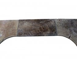 Travertin Walnut 1A Margelle Rentrant 61x61 3 Arrondi 2