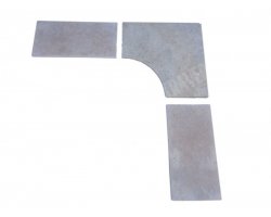 Travertin Beige 1A Margelle Rentrant 61x61 2 Arrondi 2