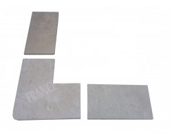 Travertin Clair A Margelle Sortant 61x61 3 cm Arrondi 2