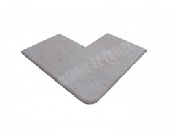 Travertin Clair A Margelle Sortant 61x61 3 cm Arrondi 2