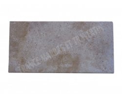 Travertin Walnut Margelle 30,5x61 3 cm Arrondi