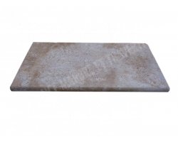 Travertin Walnut Margelle 30,5x61 3 cm Arrondi 2