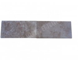 Travertin Walnut Margelle 30,5x61 3 cm Arrondi 2