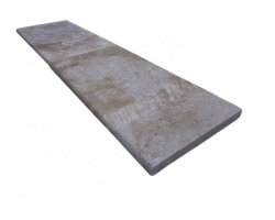 Travertin Walnut Margelle 30,5x61 3 cm Arrondi 2