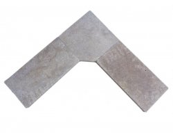 Travertin Beige 2A Margelle Rentrant 40x40 5 cm Droit 2