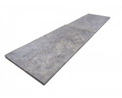 Travertin Silver Margelle 30,5x61 2 cm Arrondi 2