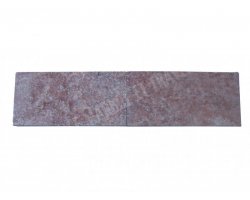 Travertin Rose Margelle 30,5x61 2 cm Arrondi 2