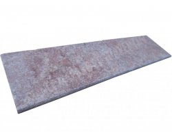 Travertin Rose Margelle 30,5x61 2 cm Arrondi 2