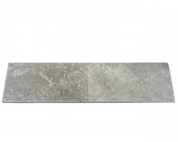 Travertin Walnut Margelle 30,5x61 2 cm Arrondi 2