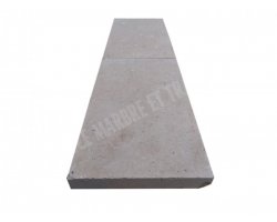 Travertin Beige Margelle 30,5x61 5 cm Droit 2