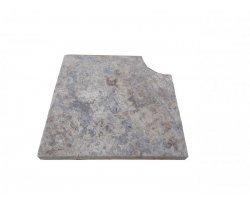 Travertin Silver 1B Margelle Rentrant 40x40 3 Droit 2