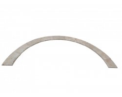 Travertin Clair Margelle Courbe 150/30,5 3 cm Arrondi 2