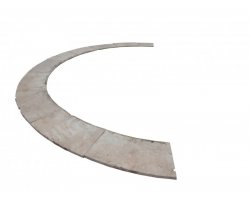 Travertin Clair Margelle Courbe 150/30,5 3 cm Arrondi 2