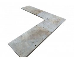 Travertin Beige 1B Margelle Rentrant 61x61 3 Arrondi 2