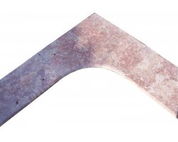 Travertin Rose 1A Margelle Rentrant 61x61 3  Arrondi 2