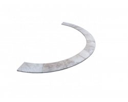 Travertin Beige Margelle Courbe 150/30,5 3 cm Arrondi 2