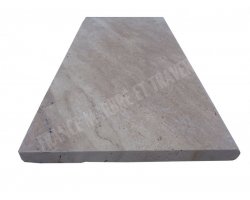 Travertin Beige Margelle 30,5x61 2 cm Arrondi 2