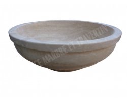 Travertin Beige Vasque Élégance Adouci 2