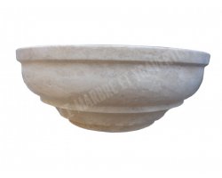 Travertin Beige Vasque Élégance Adouci 2