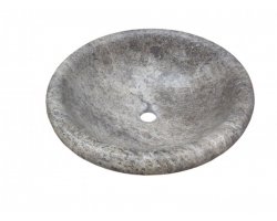 Travertin Silver Vasque Bol Encastrer Adouci 2