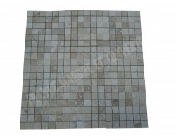 Travertin Beige Mosaïque 4,8x4,8 cm Rebouché  2