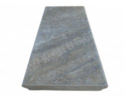 Travertin Silver Couvertine Sortant 30,5x61x5 cm Ogee 2