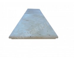 Travertin Clair Couvertine Sortant 30,5x61x3 cm Ogee  2