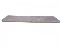 Travertin Noce Margelle 33x61 5 cm Arrondi 2