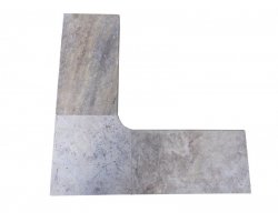 Travertin Silver 1B Margelle Rentrant 40x40 3 Arrondi 2