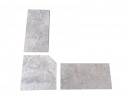 Travertin Silver 2A Margelle Rentrant 40x40 3 Arrondi 2