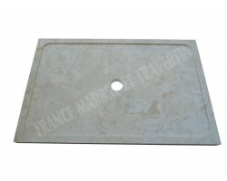 Travertin Beige Bac À Douche 130x90 cm Adouci 2