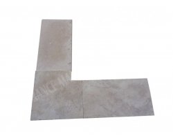 Travertin Beige 3A Margelle Rentrant 40x40 5 Droit 2