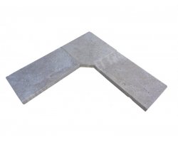 Travertin Noce 1A Margelle Rentrant 40x40 3 Droit 2