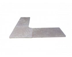 Travertin Noce 1B Margelle Rentrant 40x40 3 Droit 2
