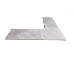 Travertin Noce 1B Margelle Rentrant 40x40 3 Droit 2