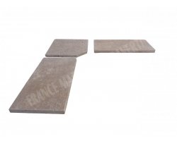 Travertin Noce 2B Margelle Rentrant 40x40 3 Droit 2