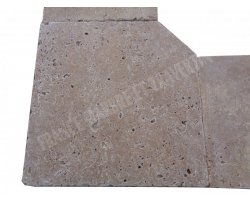 Travertin Noce 2B Margelle Rentrant 40x40 3 Droit 2