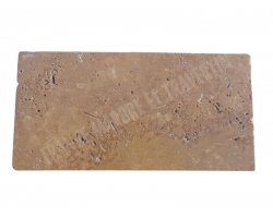 Travertin Noce Margelle 30,5x61 3 cm Droit 