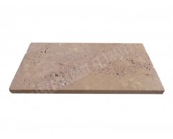 Travertin Noce Margelle 30,5x61 3 cm Droit  2