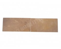 Travertin Noce Margelle 30,5x61 2 cm Droit 2