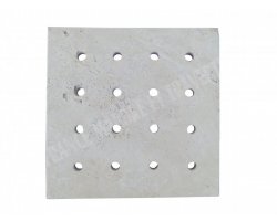 Travertin Beige Siphon Perforé 28x28 cm 2