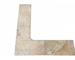 Travertin Scabas 1A Margelle Rentrant 61x61 3 Arrondi 2