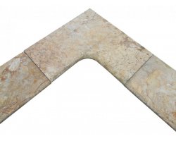 Travertin Scabas 1A Margelle Rentrant 61x61 3 Arrondi 2