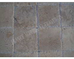 Travertin Walnut 20x20 1,2 cm Brossé 2